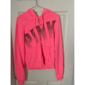 PINK zip-up Hoodie